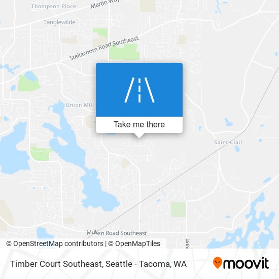 Timber Court Southeast map