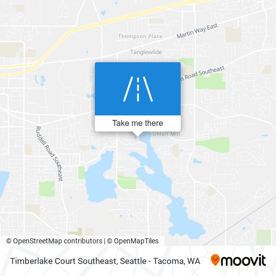 Timberlake Court Southeast map