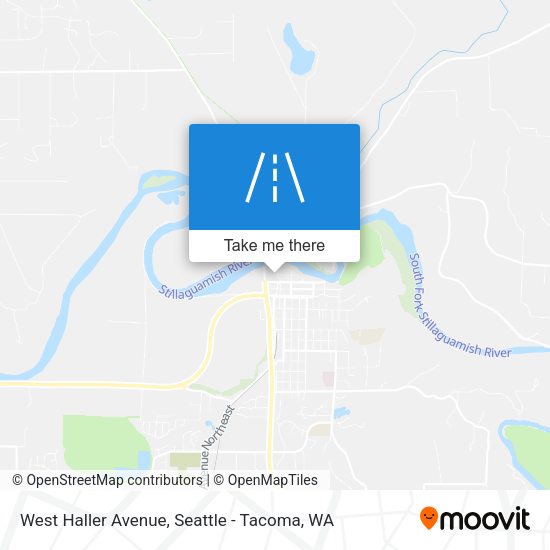 West Haller Avenue map