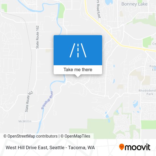 Mapa de West Hill Drive East