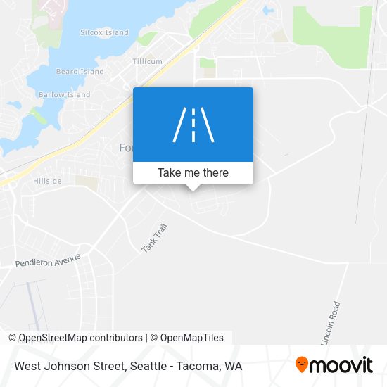West Johnson Street map