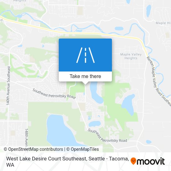 Mapa de West Lake Desire Court Southeast