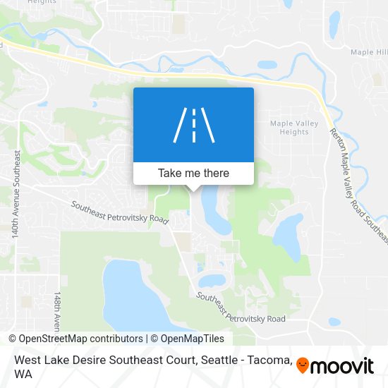 West Lake Desire Southeast Court map