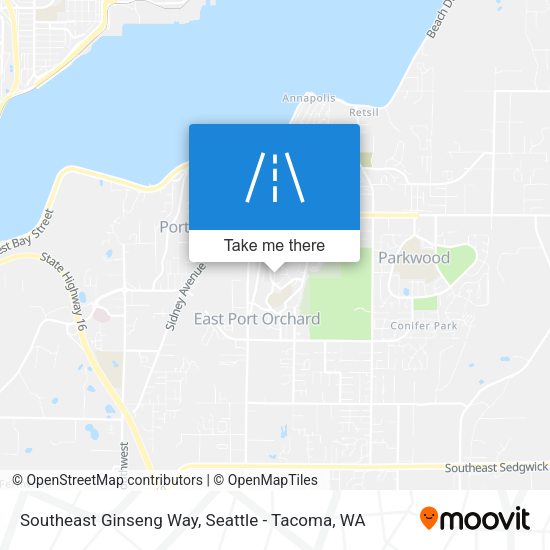 Southeast Ginseng Way map
