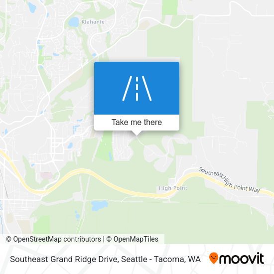 Southeast Grand Ridge Drive map