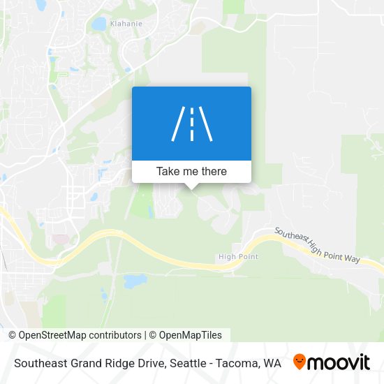 Southeast Grand Ridge Drive map