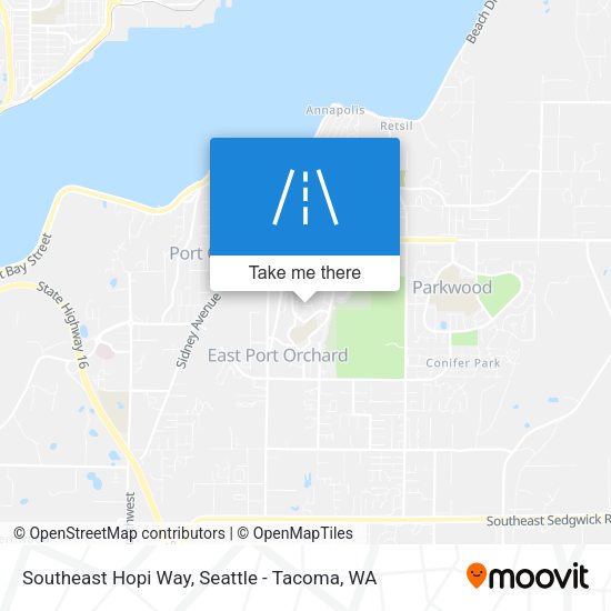 Southeast Hopi Way map