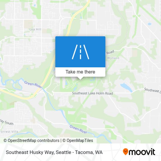Mapa de Southeast Husky Way