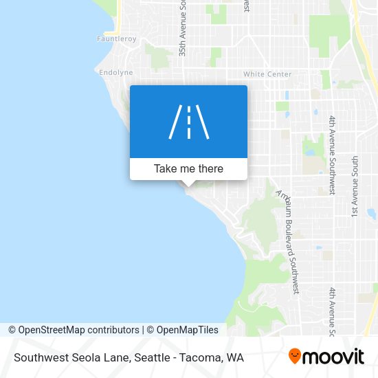 Mapa de Southwest Seola Lane