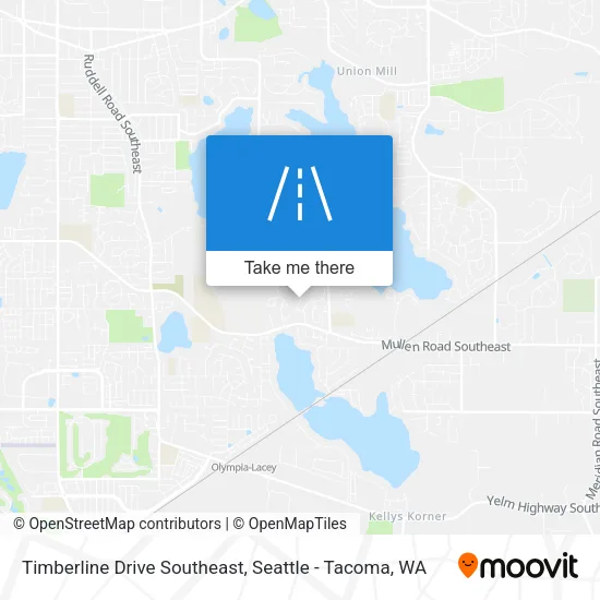 Timberline Drive Southeast map