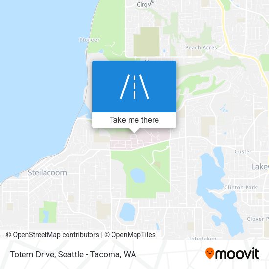 Totem Drive map