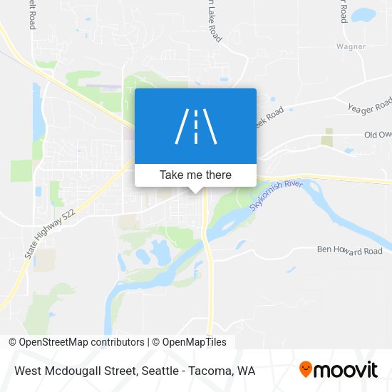 West Mcdougall Street map
