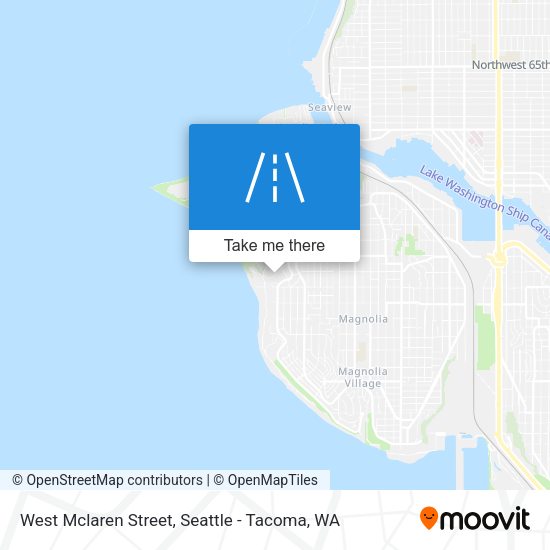 West Mclaren Street map