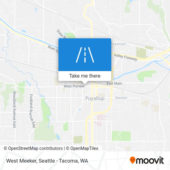 West Meeker map