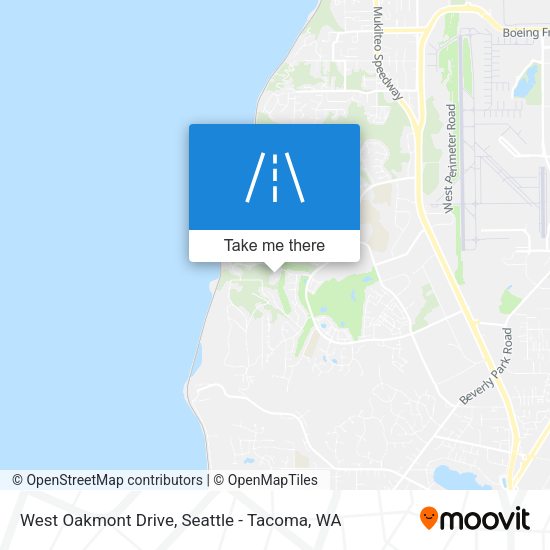 West Oakmont Drive map