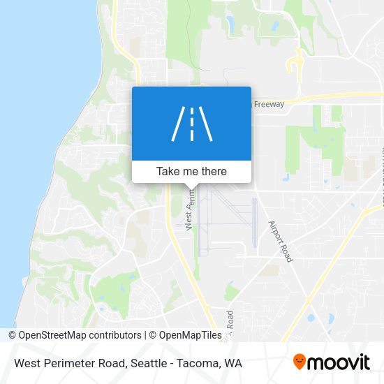 Mapa de West Perimeter Road