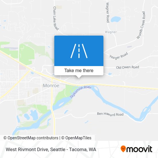 Mapa de West Rivmont Drive