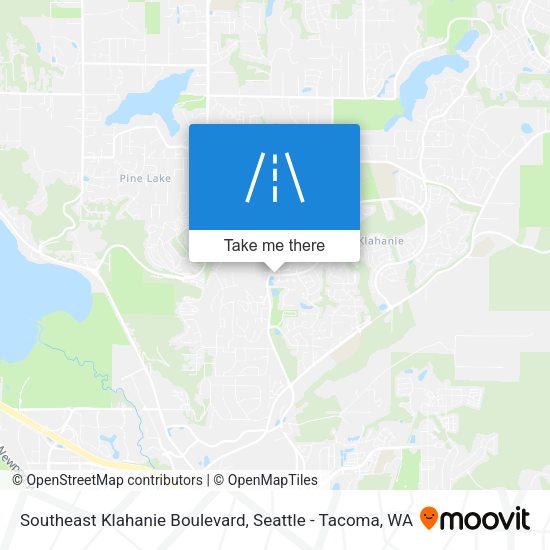 Southeast Klahanie Boulevard map