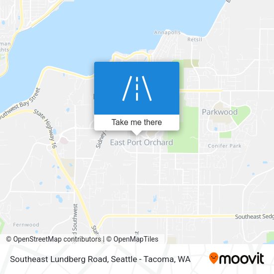 Mapa de Southeast Lundberg Road