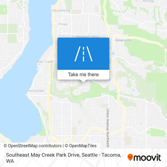 Mapa de Southeast May Creek Park Drive