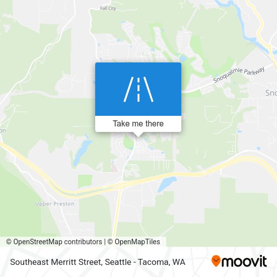 Southeast Merritt Street map