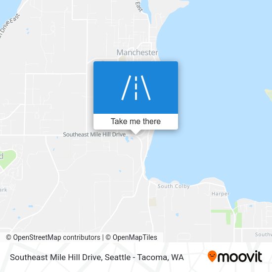 Southeast Mile Hill Drive map