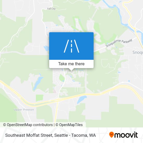 Southeast Moffat Street map