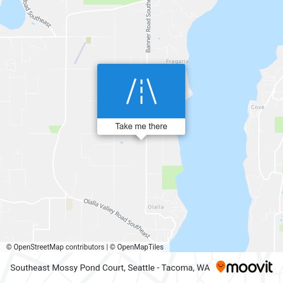 Southeast Mossy Pond Court map