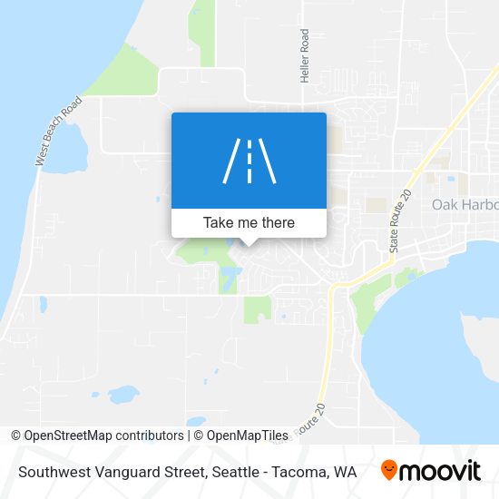 Southwest Vanguard Street map