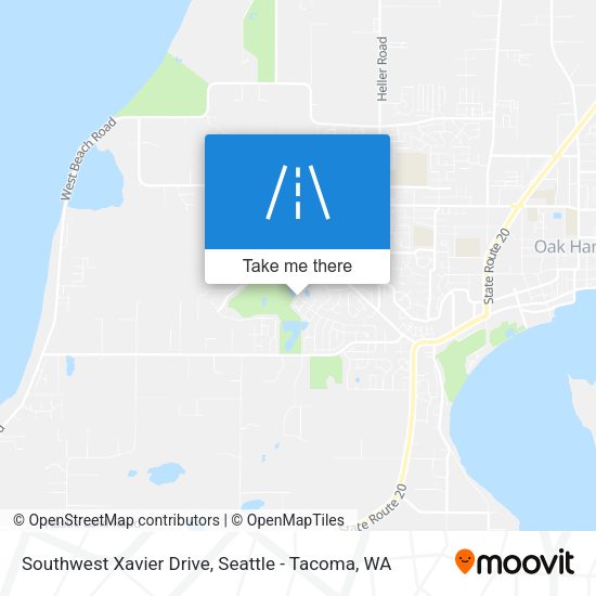 Southwest Xavier Drive map