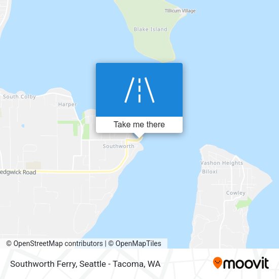 Mapa de Southworth Ferry