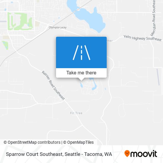 Sparrow Court Southeast map