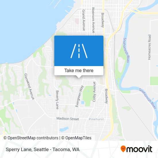Mapa de Sperry Lane