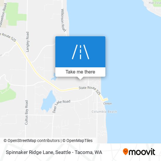 Spinnaker Ridge Lane map