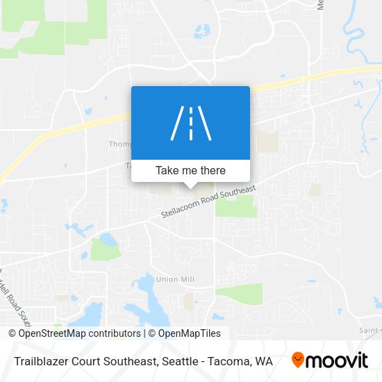 Trailblazer Court Southeast map