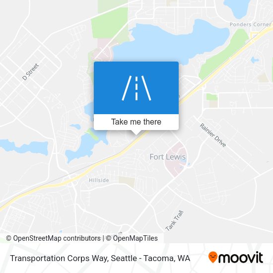 Transportation Corps Way map