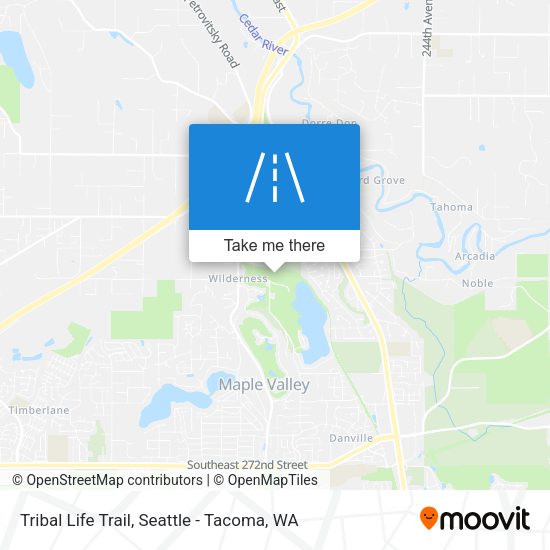 Tribal Life Trail map