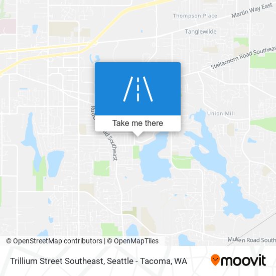 Mapa de Trillium Street Southeast