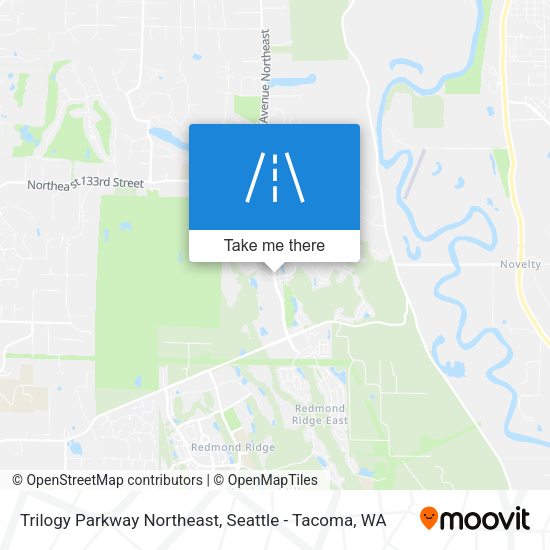 Trilogy Parkway Northeast map