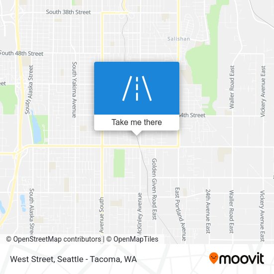 West Street map
