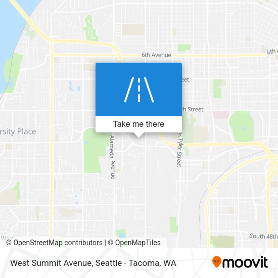 Mapa de West Summit Avenue