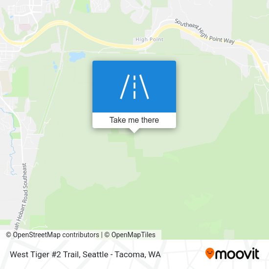 West Tiger #2 Trail map