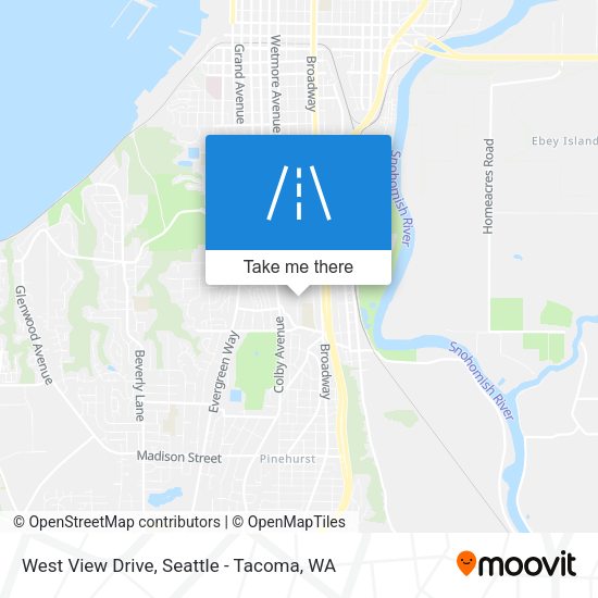 Mapa de West View Drive