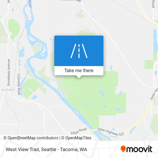 West View Trail map