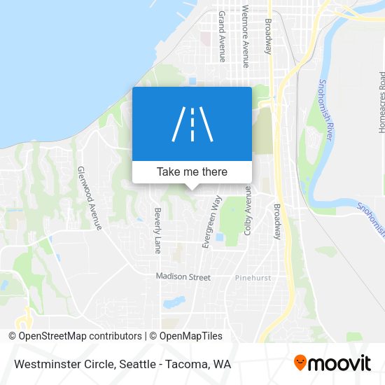 Westminster Circle map