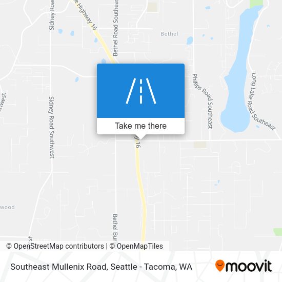 Southeast Mullenix Road map