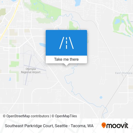 Southeast Parkridge Court map