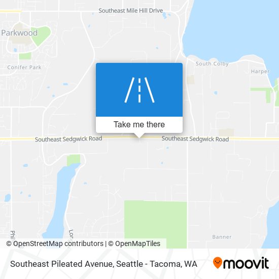 Southeast Pileated Avenue map