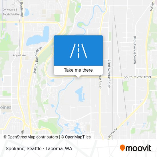 Spokane map