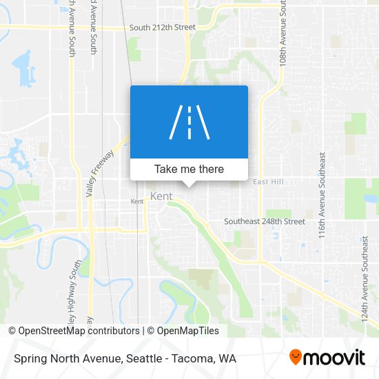 Spring North Avenue map
